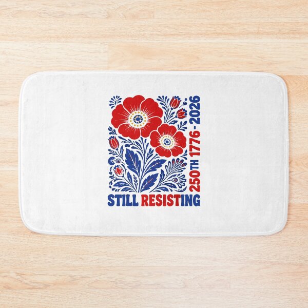 Item preview, Still Resisting 250th 1776-2026 Patriotic Boho Floral Protest designed and sold by Noctivyra.