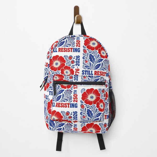 Item preview, Still Resisting 250th 1776-2026 Patriotic Boho Floral Protest designed and sold by Noctivyra.
