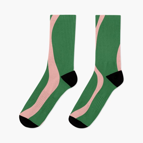 Item preview, Pink Green Abstract Line Art designed and sold by soheedesigns.