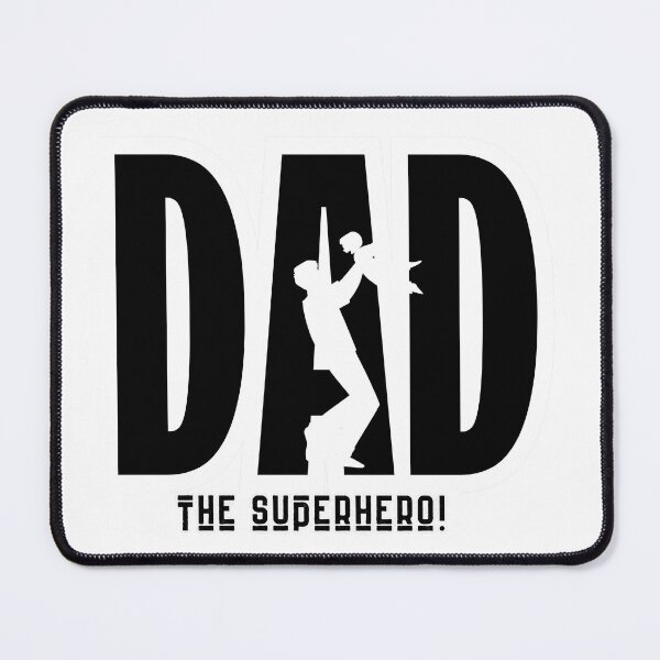 Item preview, Dad The Superhero Minimalist Father's Day Silhouette designed and sold by SoftAuraStudi0.