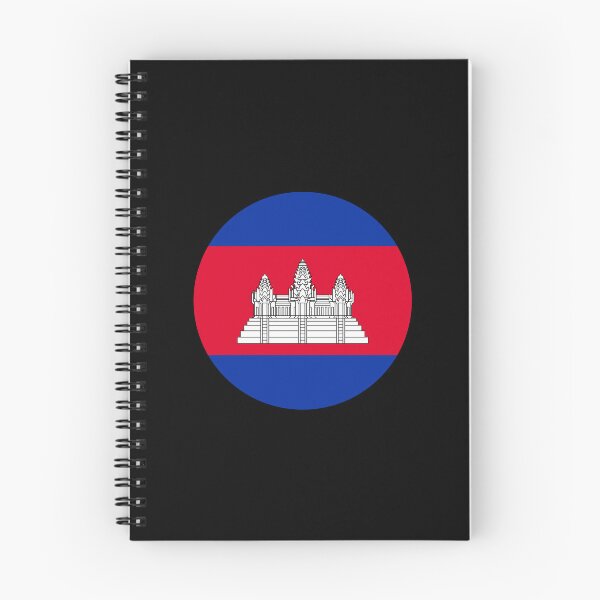 Item preview, Cambodia Circle Flag KH designed and sold by shitpostee.