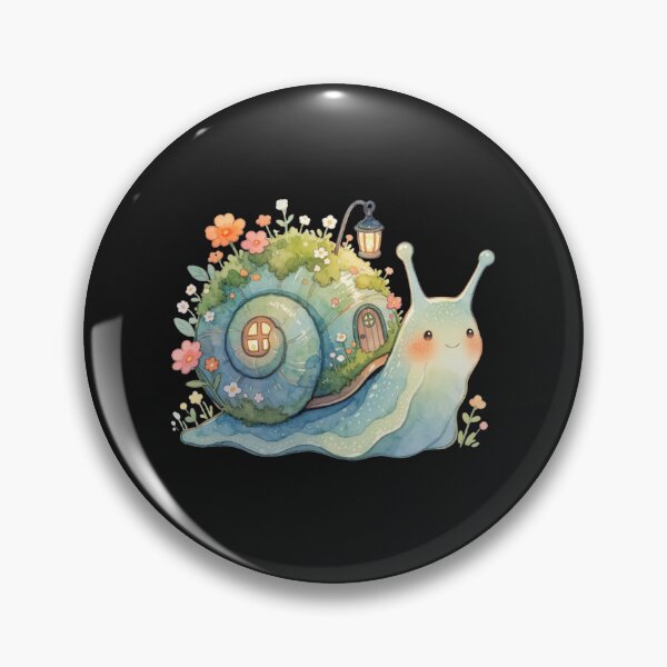 Item preview, Woodland Snail House Sticker | Cozy Cottagecore Fantasy Creature designed and sold by AillustriaAK.