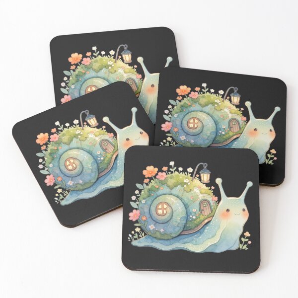 Item preview, Woodland Snail House Sticker | Cozy Cottagecore Fantasy Creature designed and sold by AillustriaAK.