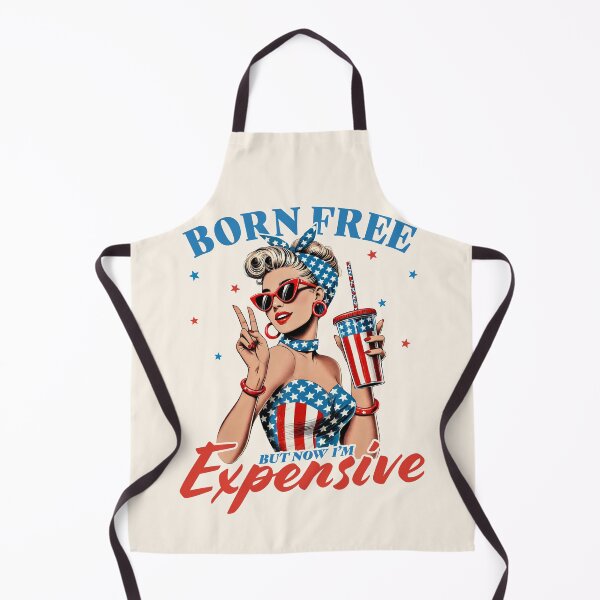Item preview, Vintage Born Free But Now I'm Expensive - Funny 4th Of July designed and sold by legendaryskins.