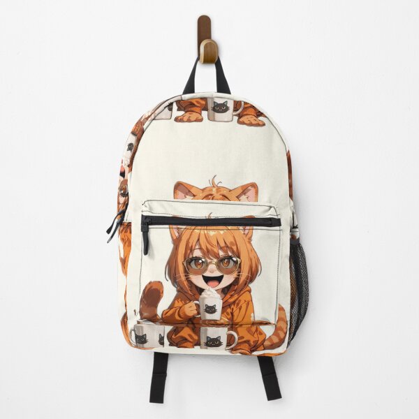 Item preview, Orange Tabby Cat Drinking Coffee designed and sold by BLUESKY11a.
