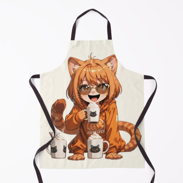 Item preview, Orange Tabby Cat Drinking Coffee designed and sold by BLUESKY11a.