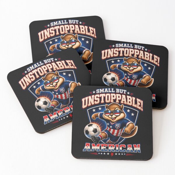 Item preview, Small But Unstoppable American Soccer Chipmunk Shirt | Patriotic Mascot Sports Design designed and sold by Prime legend .