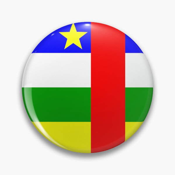 Item preview, Central African Republic Circle Flag CF designed and sold by shitpostee.