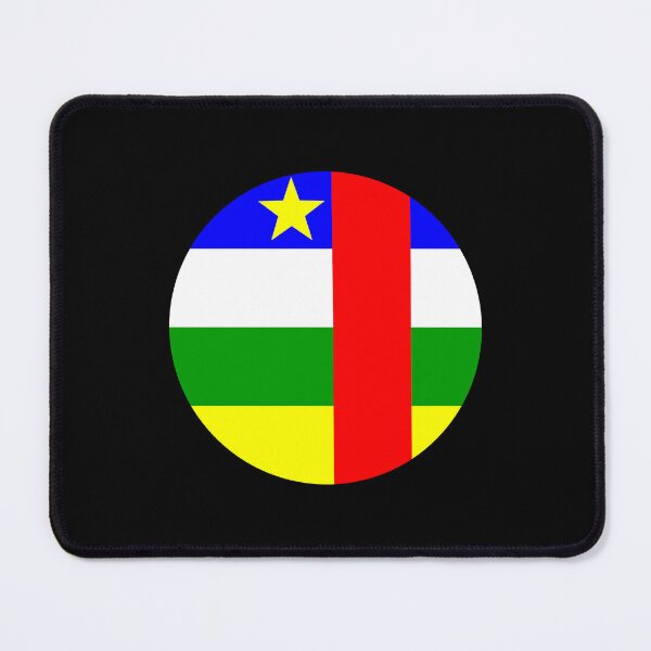 Item preview, Central African Republic Circle Flag CF designed and sold by shitpostee.