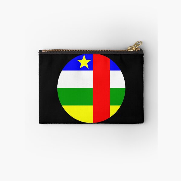 Item preview, Central African Republic Circle Flag CF designed and sold by shitpostee.