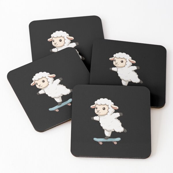 Item preview, Funny Sheep Skateboard Skating Zoo Boys Girls Kids designed and sold by rafaeltto.
