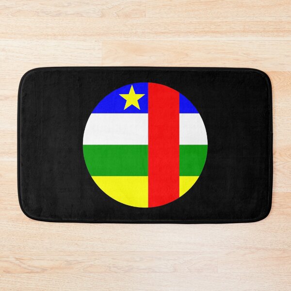 Item preview, Central African Republic Circle Flag CF designed and sold by shitpostee.