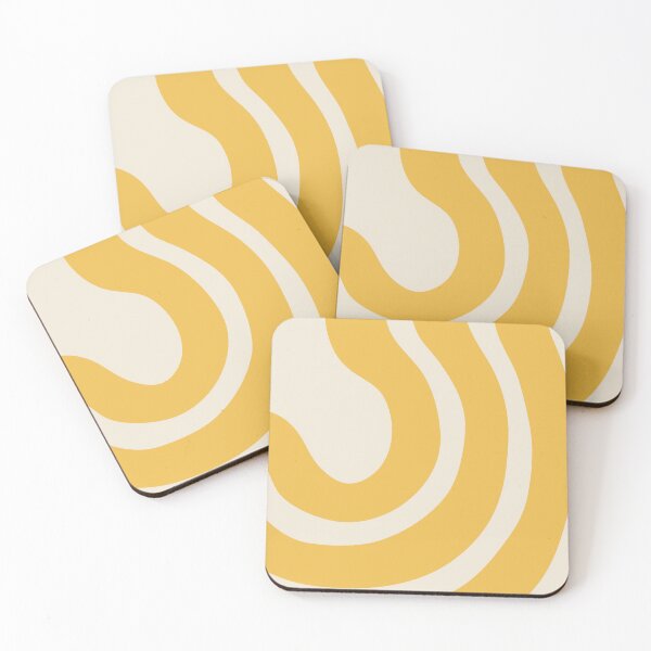 Item preview, Bold Minimalistic Yellow Abstract Art designed and sold by soheedesigns.