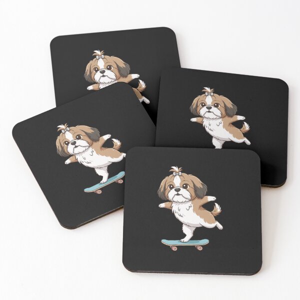 Item preview, Funny Shih Tzu Skateboard Skating Zoo Boys Girls Kids designed and sold by rafaeltto.