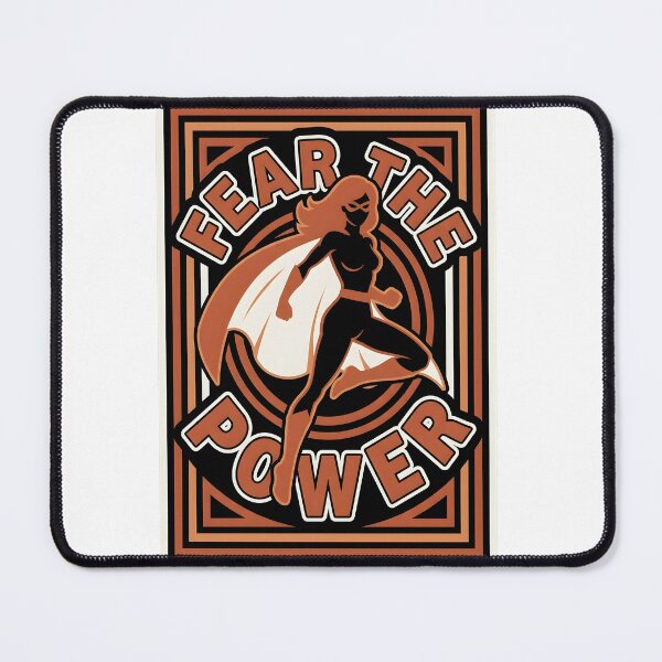 Item preview, Vintage 70s Female Superhero Fear The Power Quote designed and sold by EKHOAISTORE.