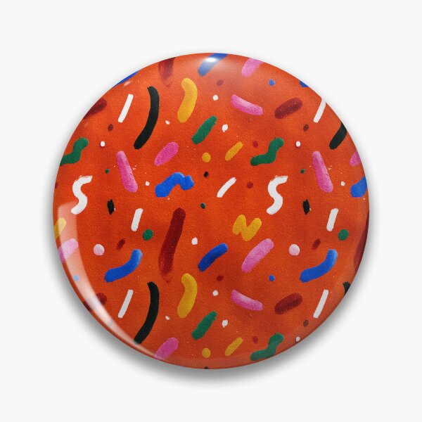 Item preview, Orange Abstract Brushstroke And Dot Pattern designed and sold by igraphixart.