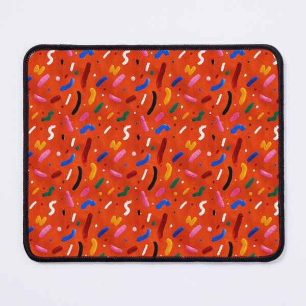 Item preview, Orange Abstract Brushstroke And Dot Pattern designed and sold by igraphixart.
