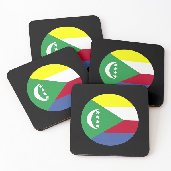 Item preview, Comoros Circle Flag KM designed and sold by shitpostee.