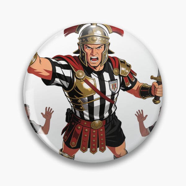 Item preview, Roman Gladiator Referee Death By Red Card - Funny Soccer Gift designed and sold by HistoricHumor.