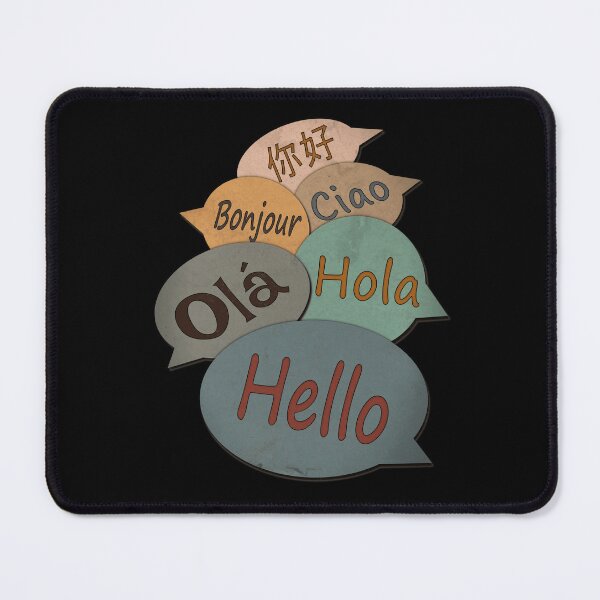Item preview, Hello World - Multilingual Speech Bubbles designed and sold by RonnyMilleo.