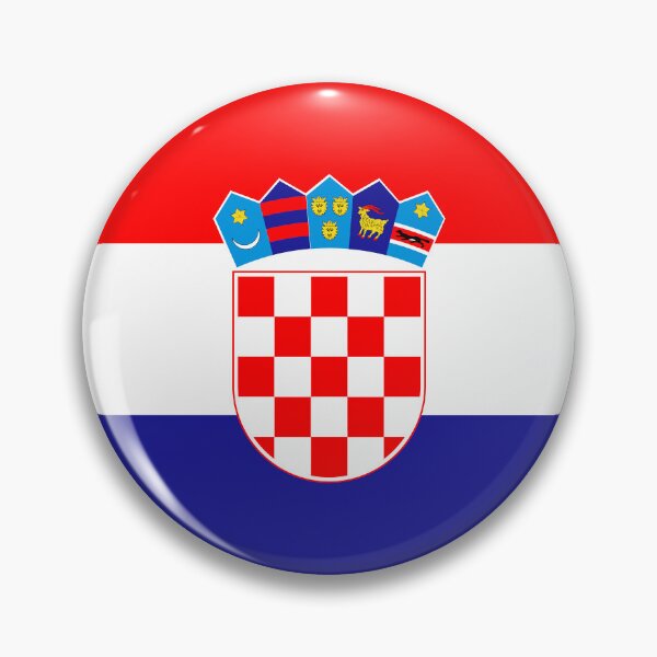 Item preview, Croatia Circle Flag HR designed and sold by shitpostee.