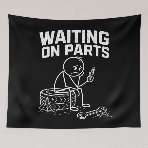 Item preview, Mechanic Men Auto Repair Waiting on Parts Car Technician designed and sold by clothesy7.