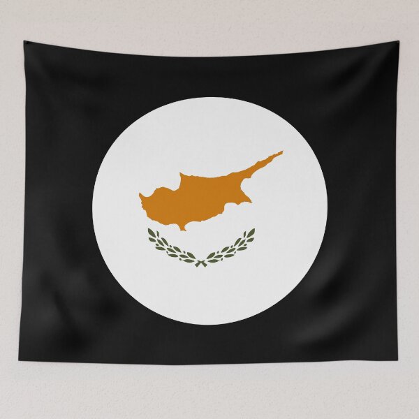 Item preview, Cyprus Circle Flag CY designed and sold by shitpostee.