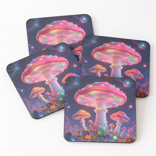 Item preview, Neon Mushroom Universe – Psychedelic Forest Trip 2 designed and sold by RH Design Lab.