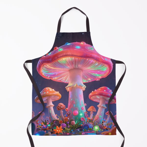 Artikelvorschau, Neon Mushroom Universe – Psychedelic Forest Trip 2 entworfen und verkauft von RH Design Lab.