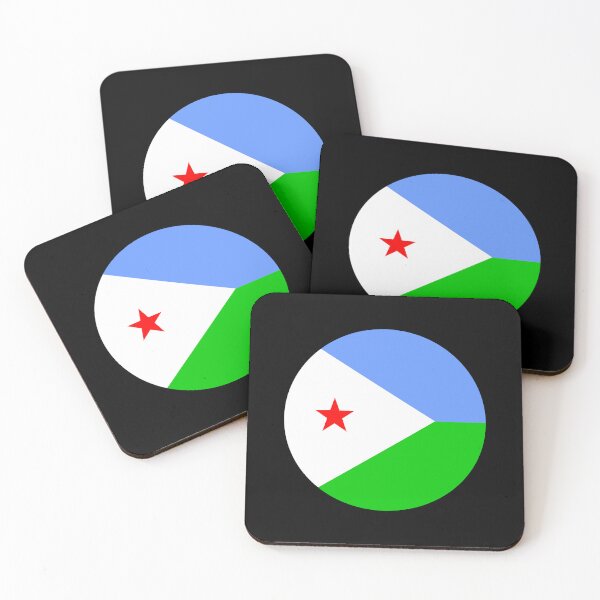 Item preview, Djibouti Circle Flag DJ designed and sold by shitpostee.