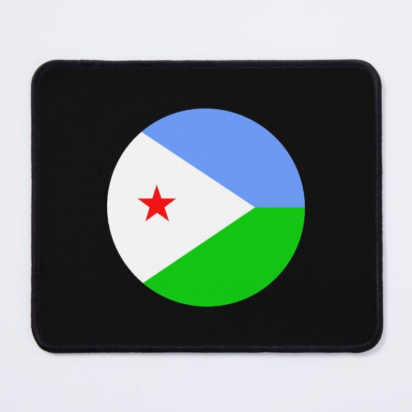 Item preview, Djibouti Circle Flag DJ designed and sold by shitpostee.