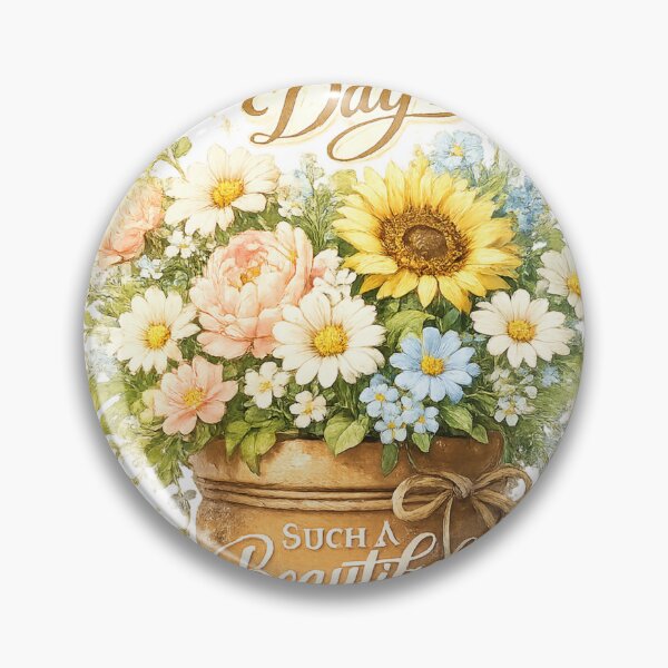 Item preview, Such a Beautiful Day | Blooming Flower Pot Artwork designed and sold by Sticleg.