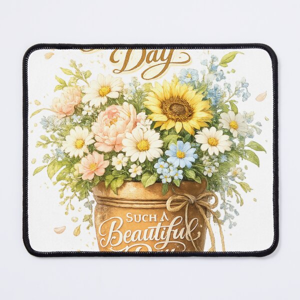 Item preview, Such a Beautiful Day | Blooming Flower Pot Artwork designed and sold by Sticleg.