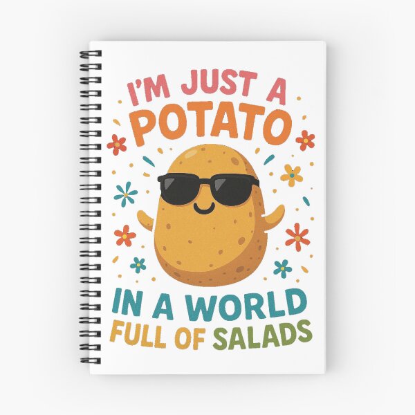 Item preview, I'm Just A Potato In A World Full Of Salads Funny Potato Design designed and sold by raw_lines.