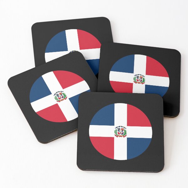 Item preview, Dominican Republic Circle Flag DO designed and sold by shitpostee.