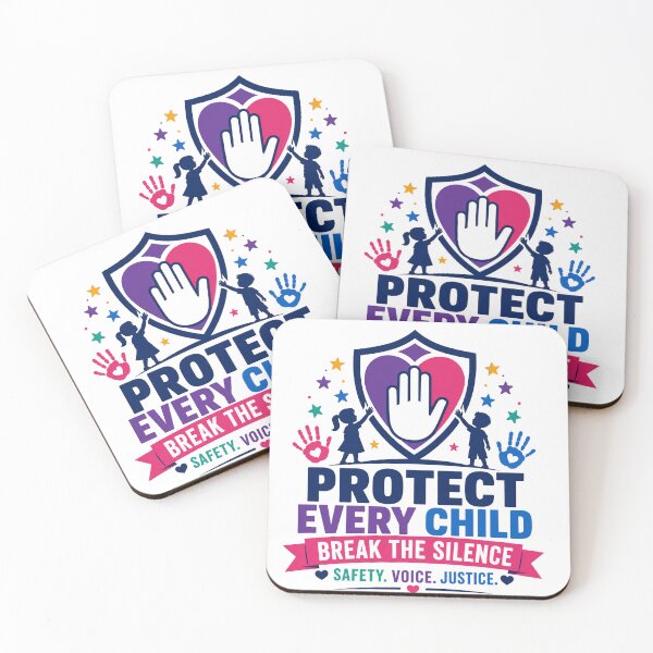 Item preview, Stand up for every child with this powerful child protection awareness design. designed and sold by Ninababel.
