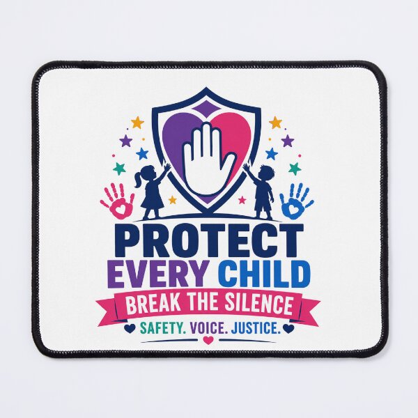 Item preview, Stand up for every child with this powerful child protection awareness design. designed and sold by Ninababel.