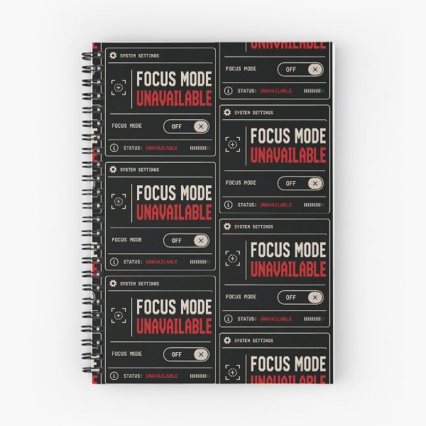 Item preview, Focus Mode Unavailable – Retro System Settings Humor Design designed and sold by Mad Factory Designs.