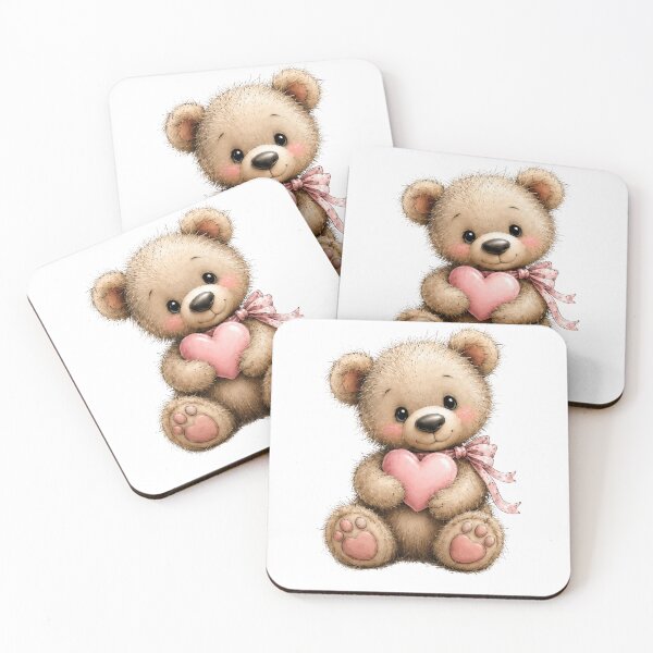 Item preview, Cute Teddy Bear with Flowers designed and sold by Partoon-dp.
