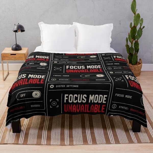 Item preview, Focus Mode Unavailable – Retro System Settings Humor Design designed and sold by Mad Factory Designs.