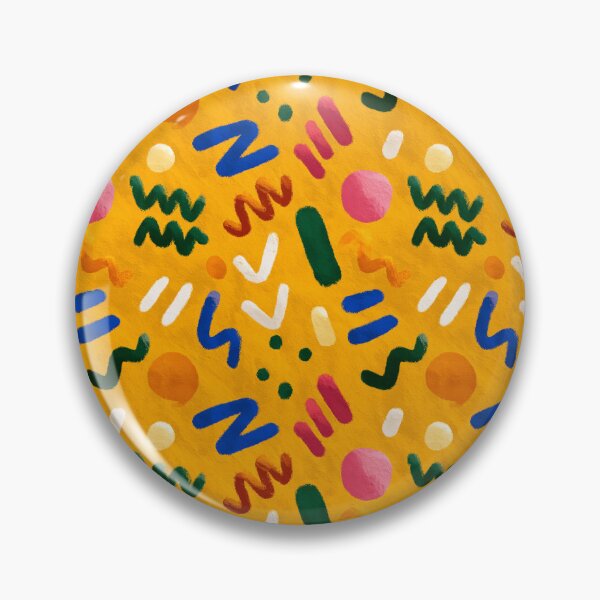 Item preview, Textured Yellow Orange Abstract Paint Stroke Pattern designed and sold by igraphixart.