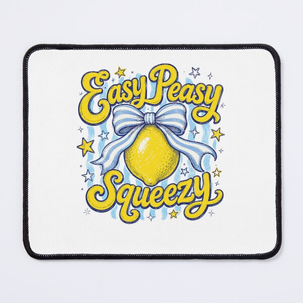 Item preview, Easy Peasy Lemon Squeezy Cute Lemon Coquette Bow Aesthetic designed and sold by Noctivyra.