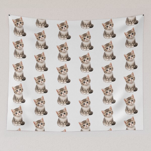 Item preview, Cute Kitten Sticker – Adorable Cat Illustration PNG designed and sold by Ishratparween11.