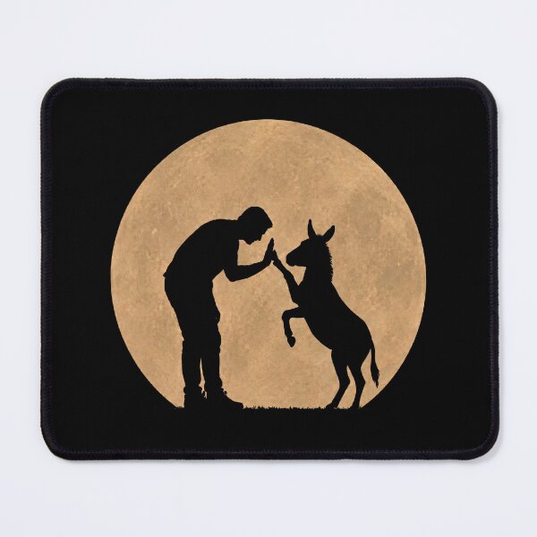 Item preview, Funny Donkey Fathers Day Full Moon Mom Dad Kids designed and sold by FurryHavenPH.