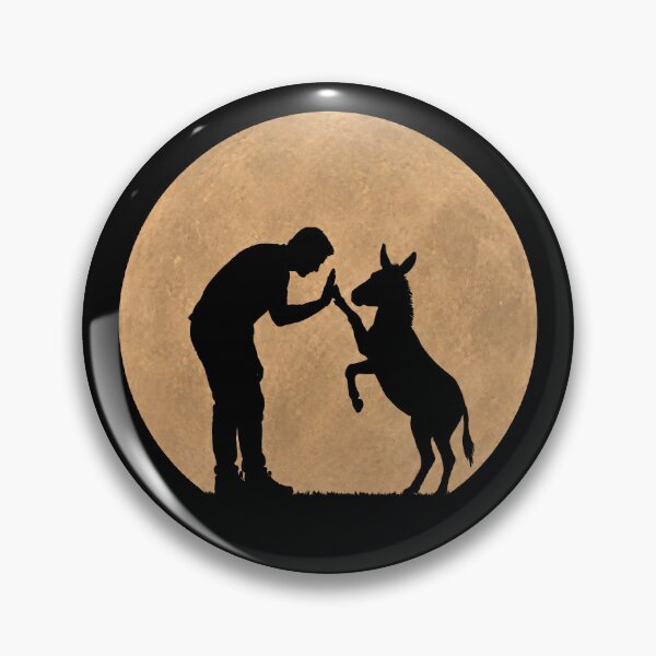 Item preview, Funny Donkey Fathers Day Full Moon Mom Dad Kids designed and sold by FurryHavenPH.