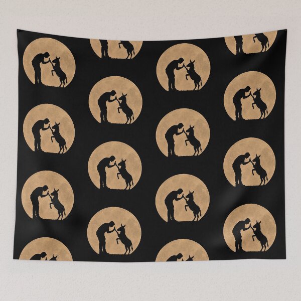 Item preview, Funny Donkey Fathers Day Full Moon Mom Dad Kids designed and sold by FurryHavenPH.