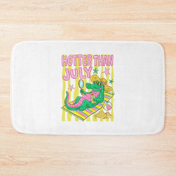 Item preview, Hotter Than July Summer Alligator Beach Vacation Striped Graphic designed and sold by Noctivyra.