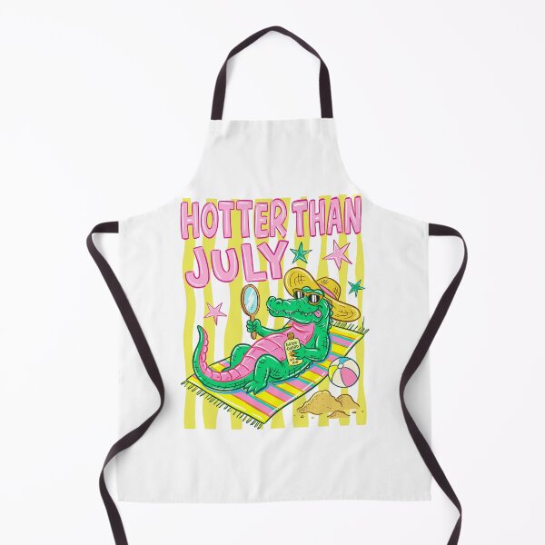 Item preview, Hotter Than July Summer Alligator Beach Vacation Striped Graphic designed and sold by Noctivyra.