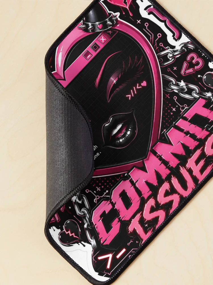 Thumbnail 2 of 5, Mouse Pad, Commit Issues designed and sold by DebugLab.