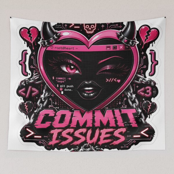 Item preview, Commit Issues designed and sold by DebugLab.